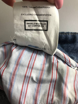 Джинсы Angelo Mozzillo прямого кроя, маркировка 38, визуально на 44 размер