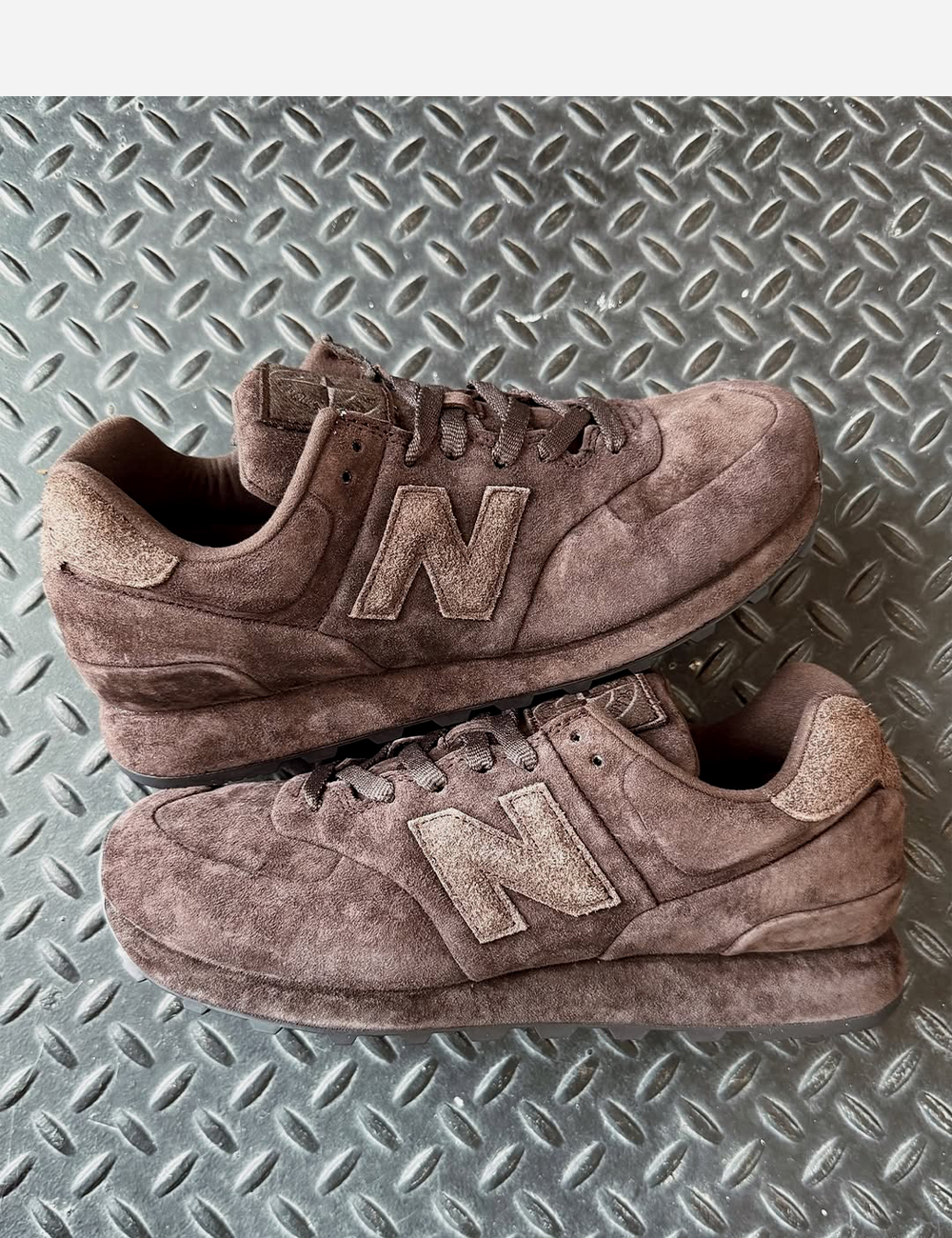 New Balance x Stone Island 574 Ghost "Dark Brown"