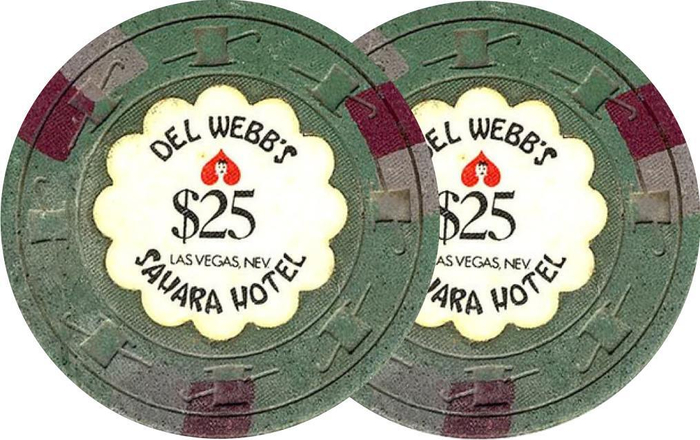 Sahara Del Webb's Casino $25 Chip