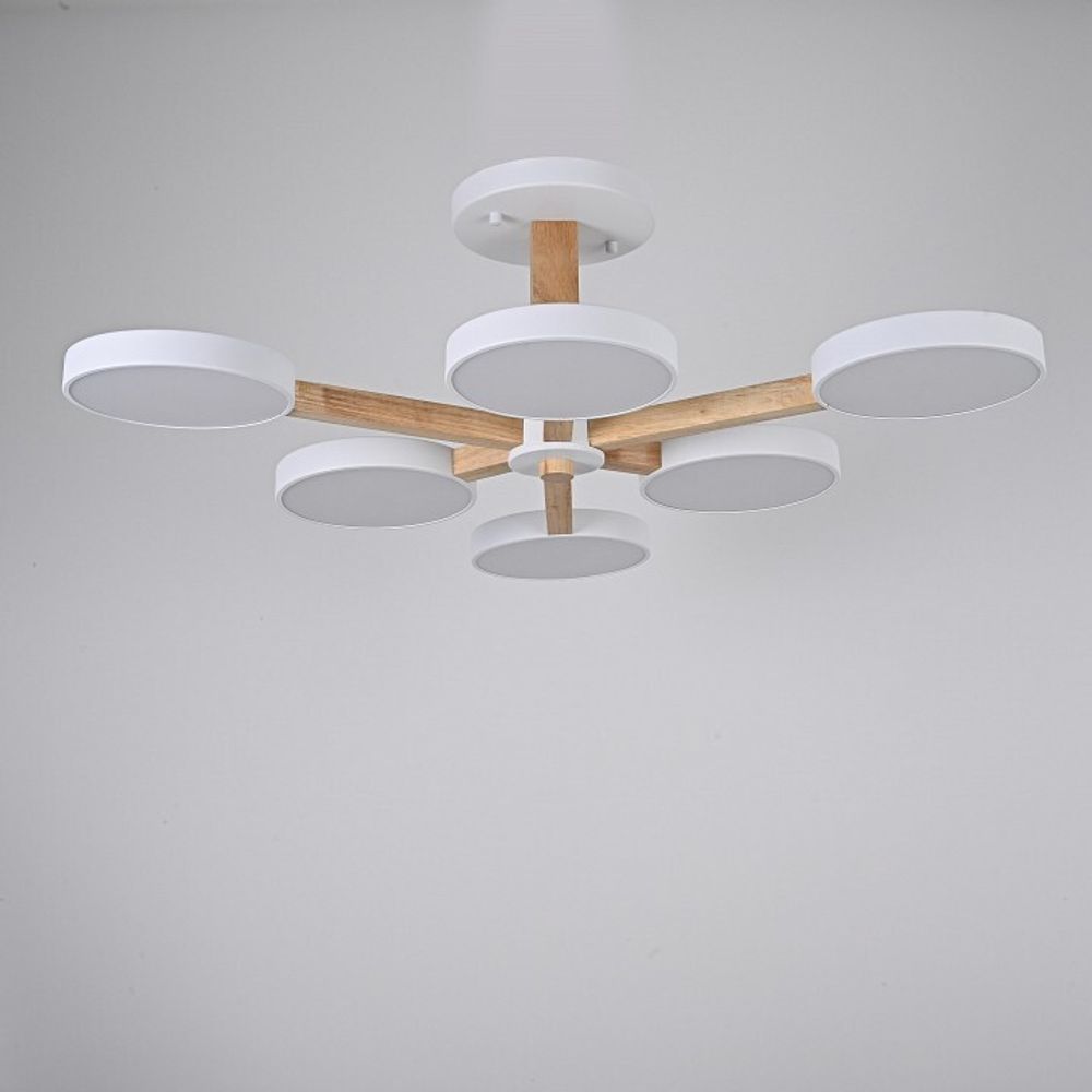 Люстра на штанге Imperiumloft TURNA White TURNA-B01