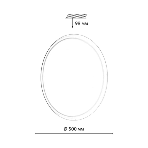 Потолочный светодиодный светильник Sonex JOLLY 7776/ELN