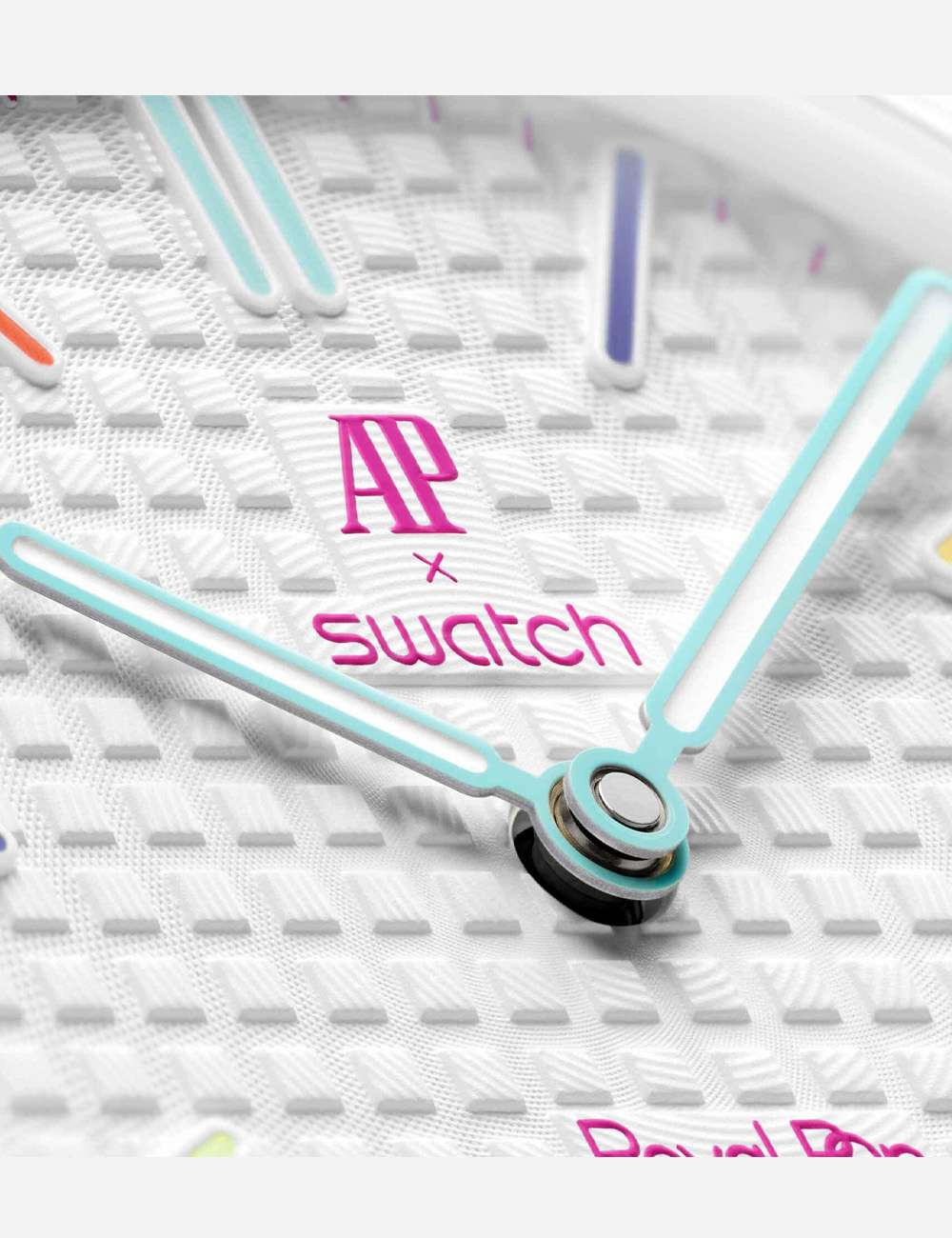 Часы Audemars Piguet x Swatch Royal Pop "Huit Blanc"