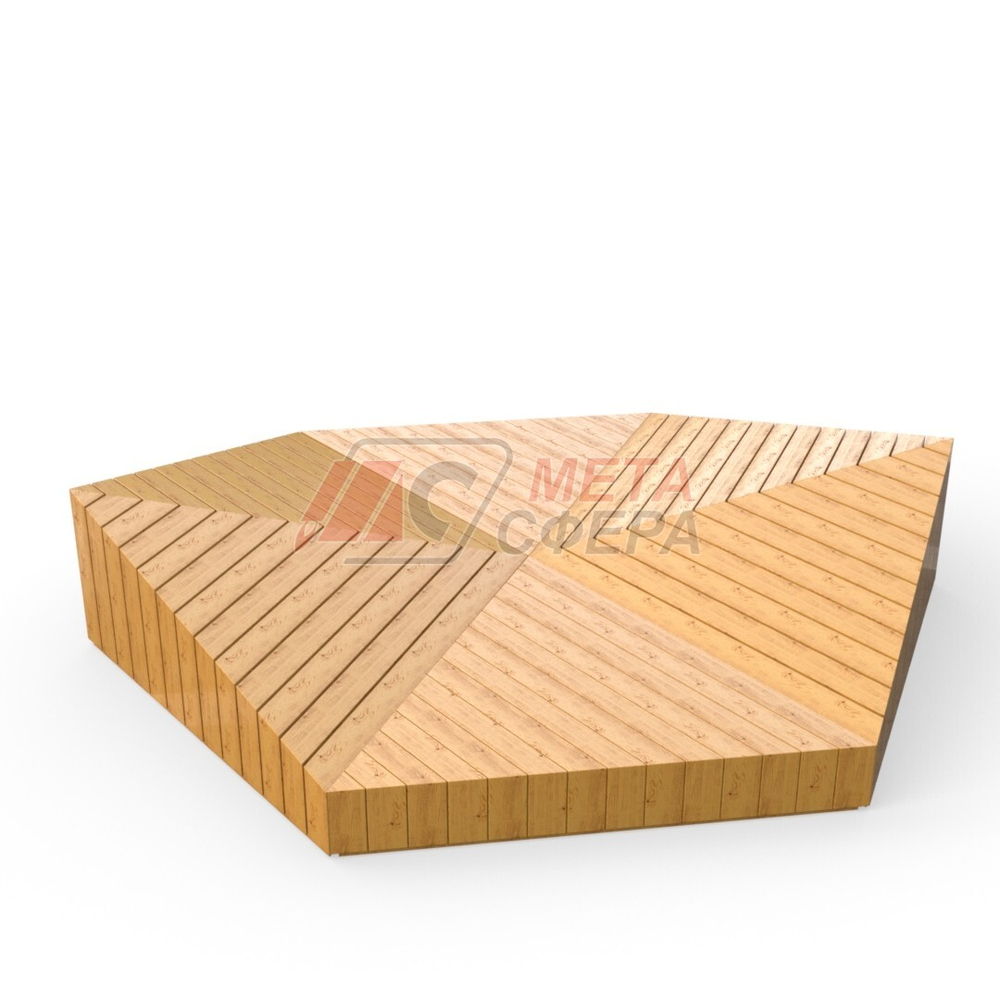 Лежак HEXAGON