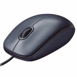 Мышь проводная Logitech M90, 1000dpi, черный, Retail, 1.8м (910-001970)