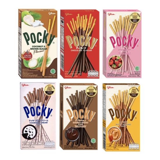 Покки соломка Nutty Almond со вкусом орехов и миндаля, 36 г (Таиланд)