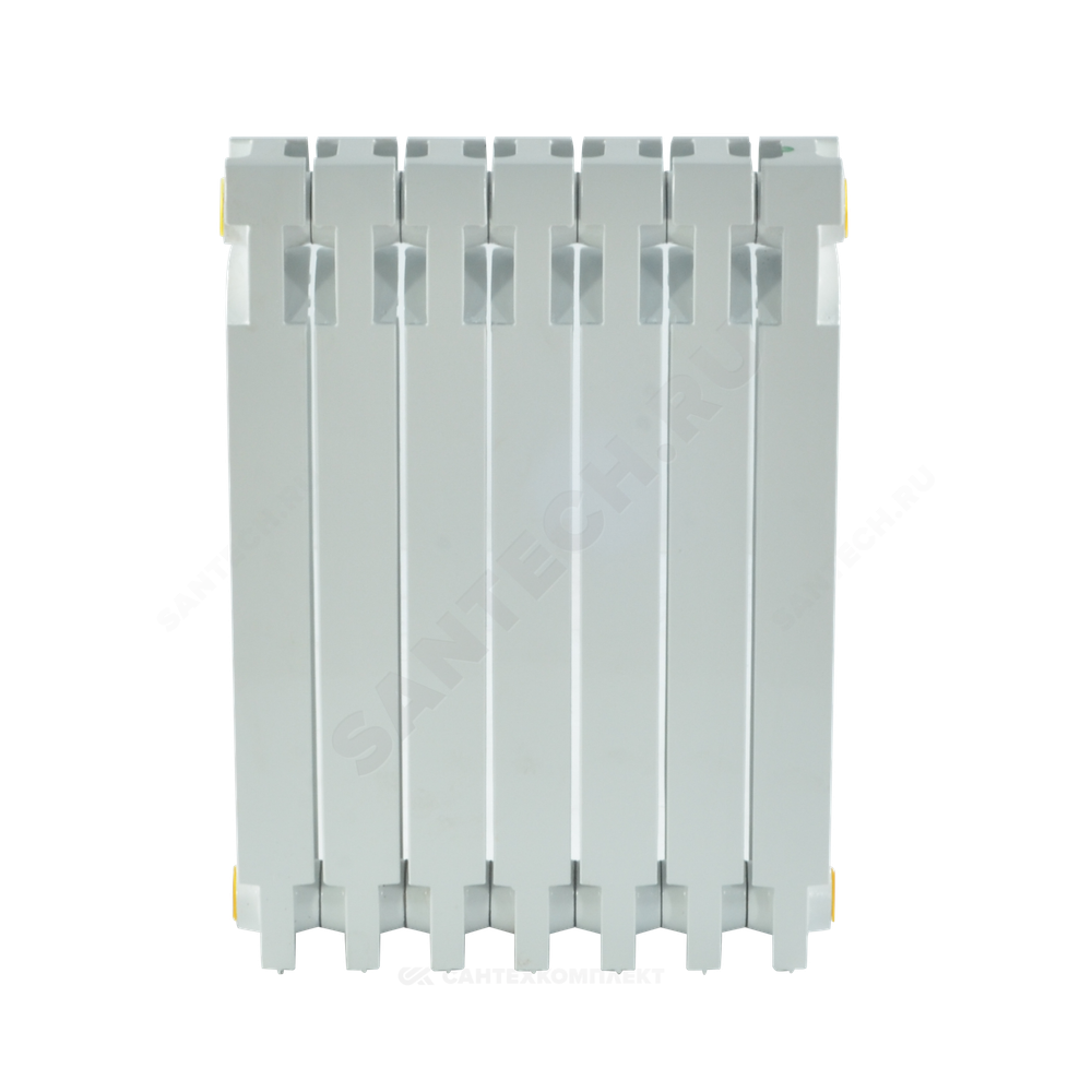 Радиатор чугунный 500 10 секций RAL 9016 (Белый) Qну=1240 Вт Ogint