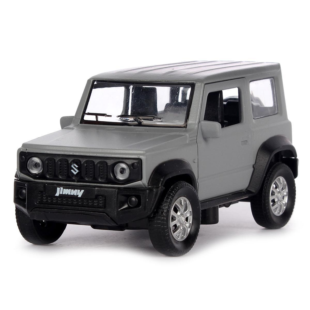 Модель ин. мет. "Suzuki Jimny" 11,5см. двер, багаж, сер, коробка JIMNY-12FIL-GY (Технопарк)