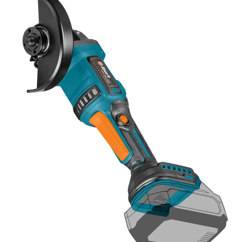 Машина шлифовальная угловая аккумуляторная Bort BWS-18Li-XDK (без АКБ и ЗУ)