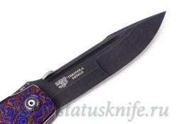 Нож CKF/Terzuola Eagle Rock S90V черный карбон, тимаскусфотография - 7