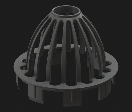 Döcke PREMIUM Сетка защитная (Графит)