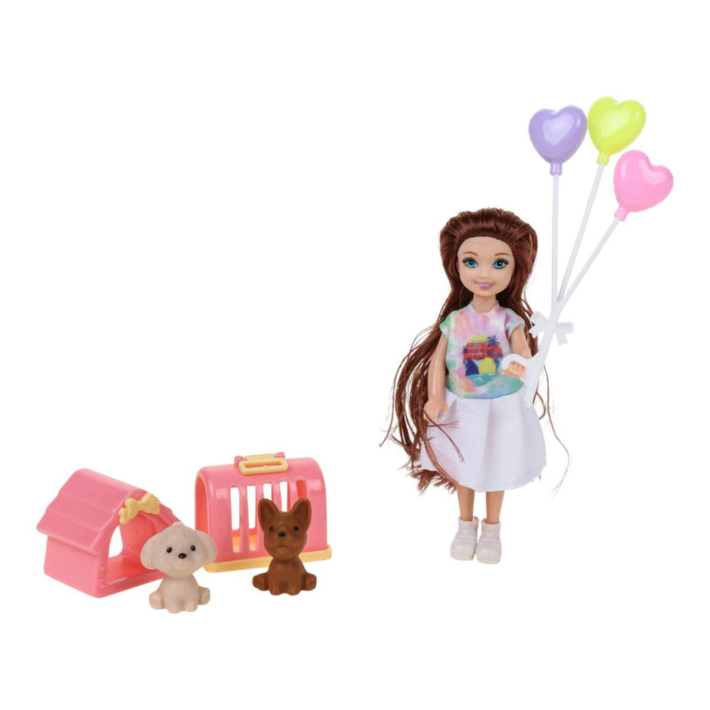 Кукла тип Модель с ребенком и аксессуарами, коробка YY2077