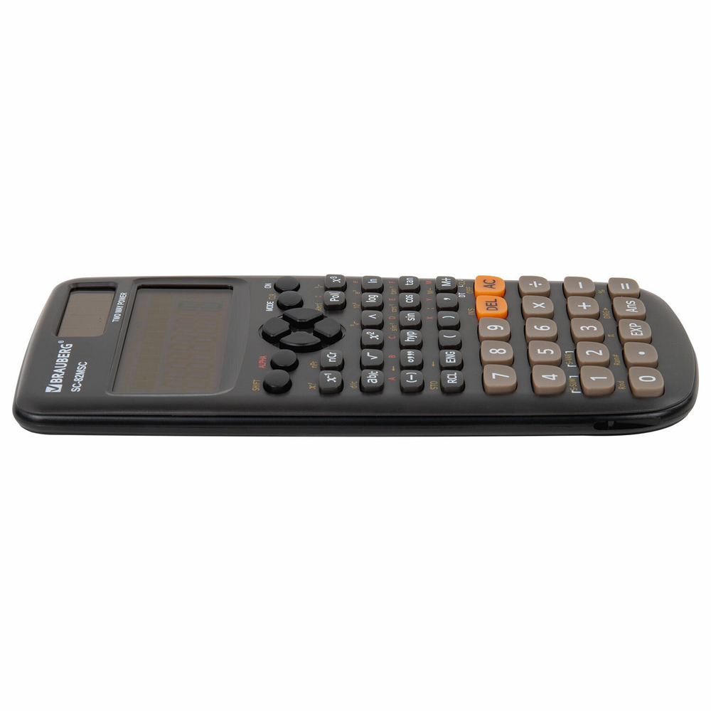 Калькулятор инженерный BRAUBERG SC-82MSС (165х84 мм) 240 функций 10+2 разрядов двойное питание