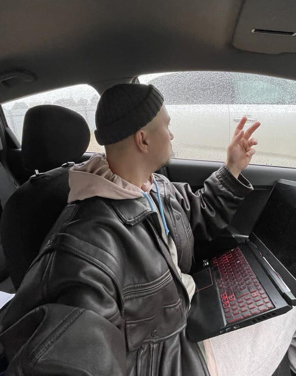 Шапка БИЧ Серая