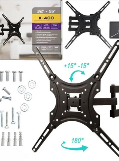 Кронштейн для ТВ универсал., наклонно-поворотный 32"-55" RST X400
