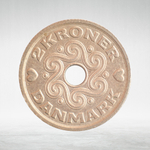 Denmark, 2 Kroner - Margrethe II, 1993, VF