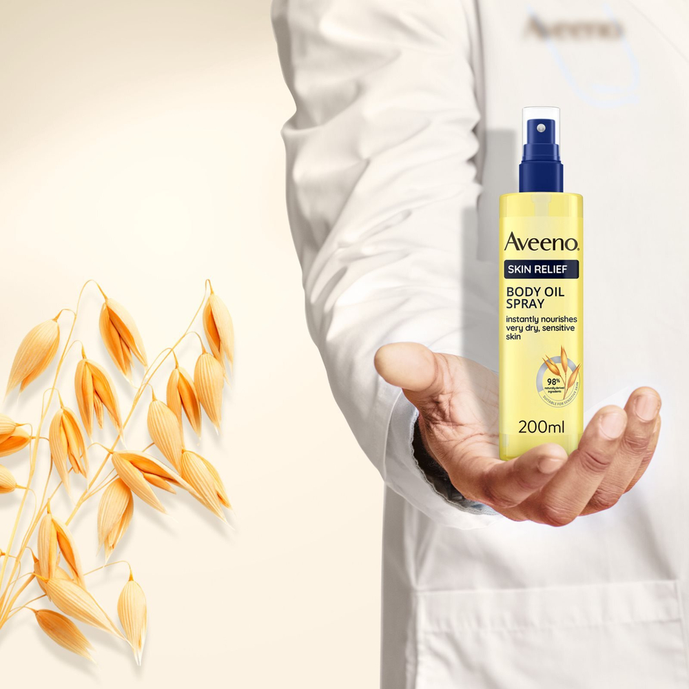 Aveeno Skin Relief Body Oil Spray - спрей масло для тела /   200  ml  / GTIN 3574661646992