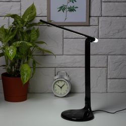 Настольный светильник ЭРА NLED-482-10W-BK светодиодный с ночником черный