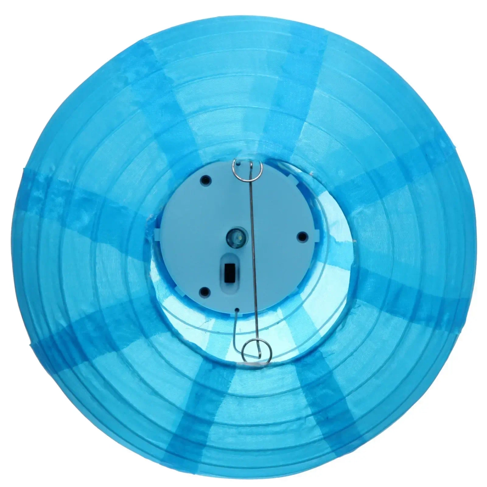 Светильник дачный на солн. батарее «Фонарик» 20 см, 1 лампа LED, с подвесом, Голубой