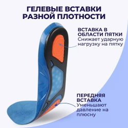 Гелевые ортопедические стельки для обуви мужские и женские