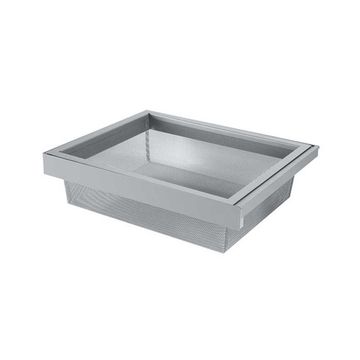 Выдвижная корзина мелкая сетка 700-420 (664*420*140) серый жемчуг