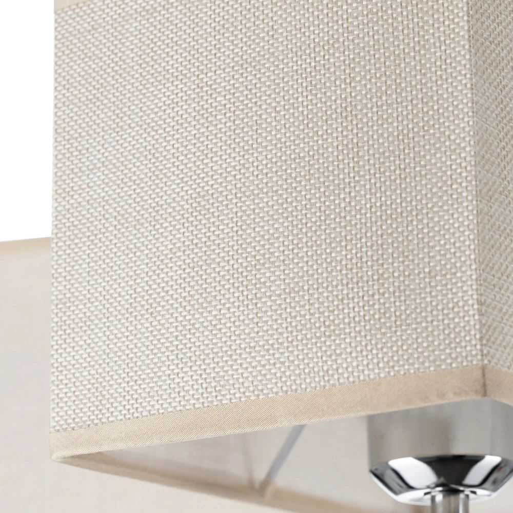 Citilux Эвора Квадро CL460251 Люстра с бежевыми абажурами