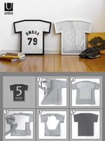 Рамка для футболки t-frame, 50,5х55,5 см, черная