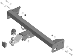 Фаркоп Motodor для Gaz Sobol NN 2024- (оцинк. Шар)(паспорт и сертификат в комплекте)(без электрики) 95604-E