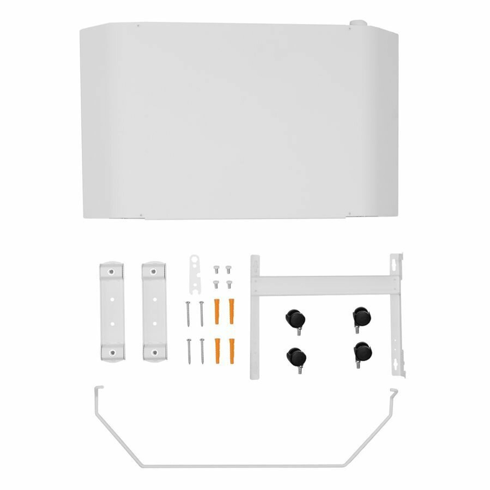 Конвектор электрический Denzel XCE-1000, 230 В, 1000 Вт, белый, сушилка, колеса, Х-элемент, 98130