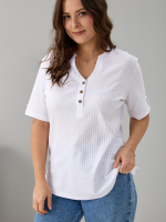 Блузка БЛ-122/молоко-жаткаполоса