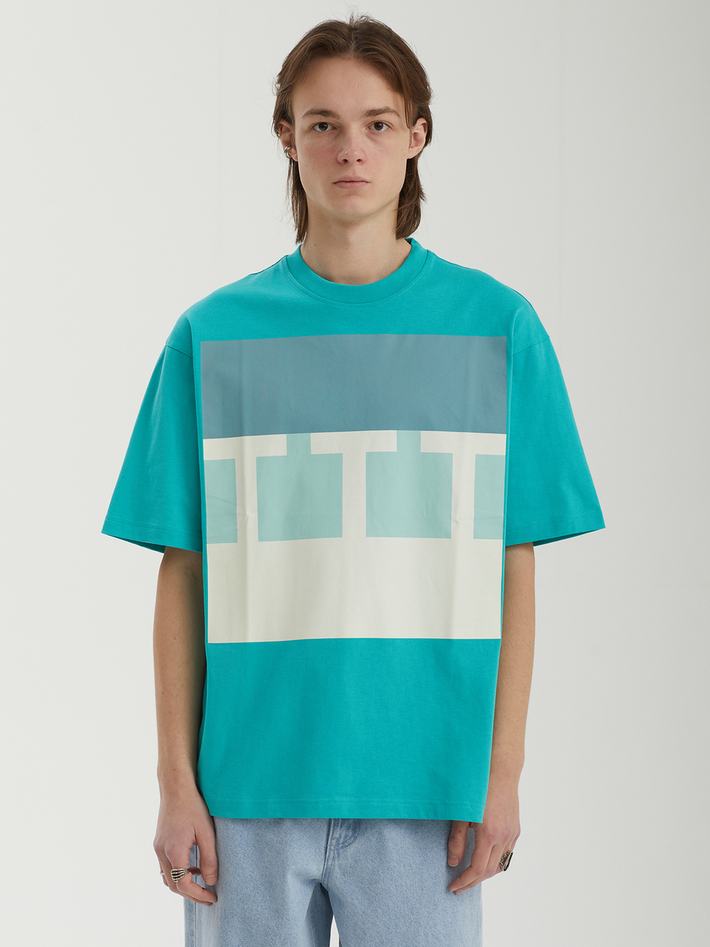 Мужская Футболка Ttt Glow In Thr Dark Block