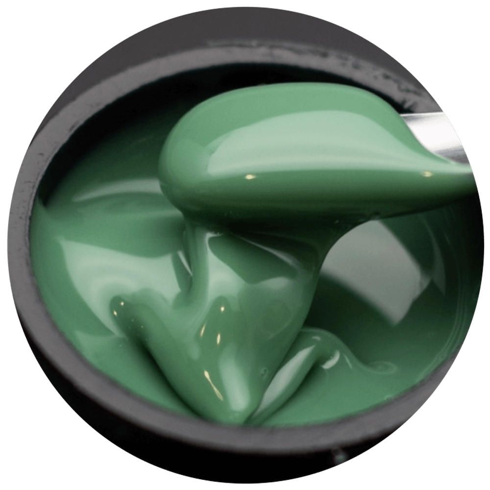 Гель моделирующий самовыравнивающий цветной Хаки 15мл ОПЦИЯ