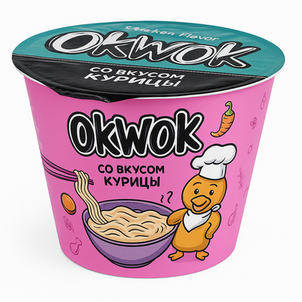 Лапша OKwok курица чашка 120 гр