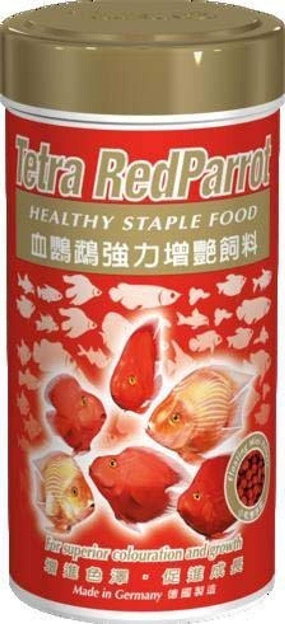 Корм для рыб TetraRed Parrot, подушечки д/красных попугаев 250 мл.
