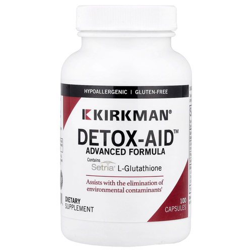 Kirkman Labs, улучшенная формула Detox-Aid™, 100 капсул