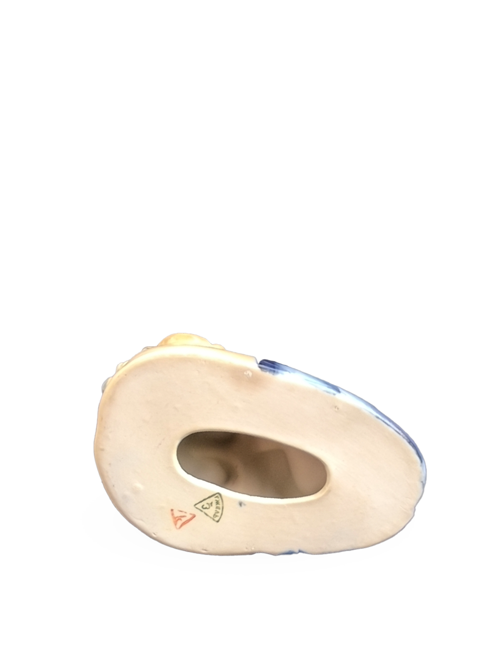 Фарфоровая статуэтка "Старик и золотая рыбка" Гжель