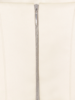 Корсет с баской из атласа