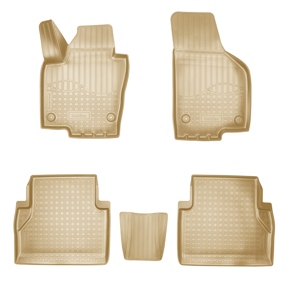Ковры в салон Norplast/Unidec для Volkswagen Sharan II (2010-), 5 мест, арт.NPA11-C95-544-1-B