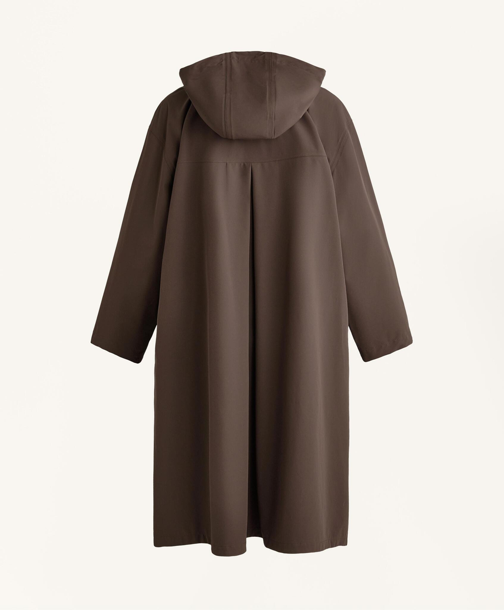 Oysho Плащ с водонепроницаемостью 10 000 мм, коричневый