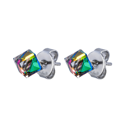 Серьги пусеты Fiore Luna Crystal Holographic SWE0127/1 H S