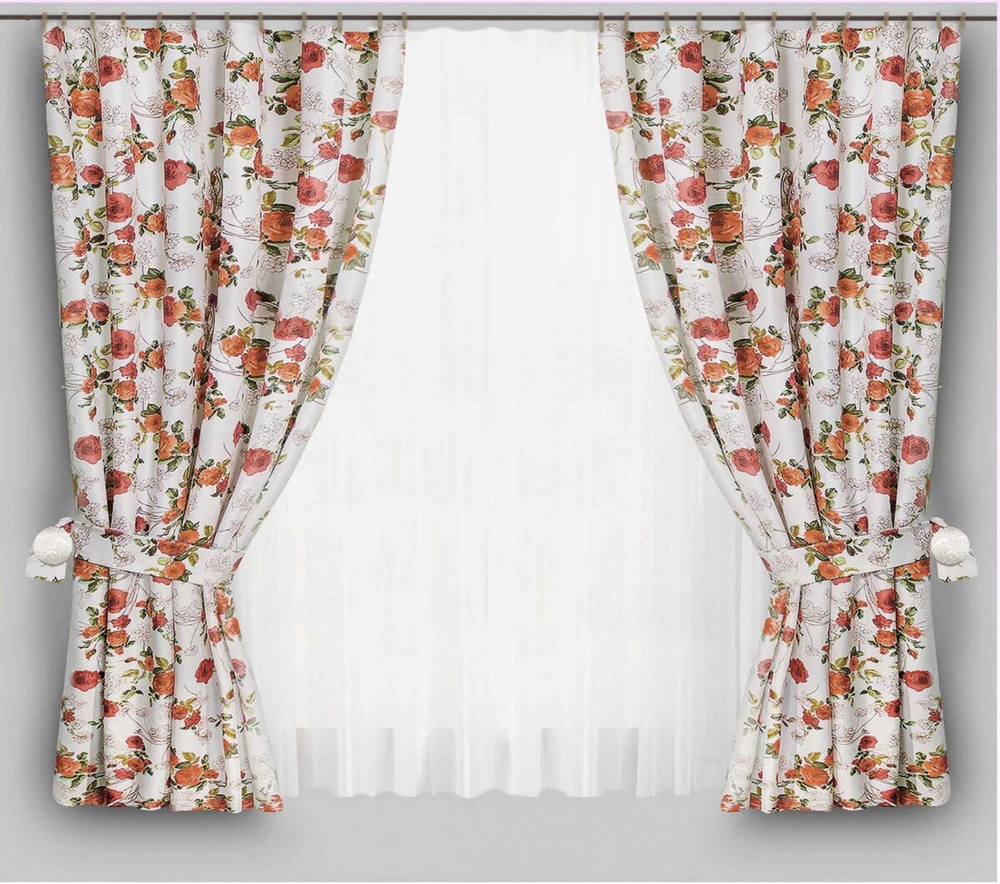 Комплект для кухни "Ф. ТЕРРАКОТОВЫЕ РОЗЫ", Польша.