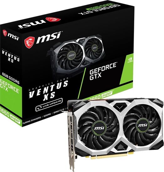 Видеокарта MSI GeForce GTX 1660 Super Ventus XS