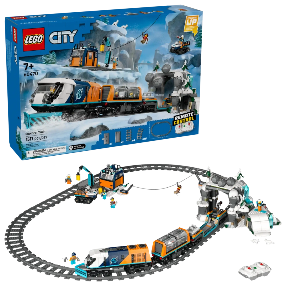 Конструктор LEGO City 60470 Полярный экспресс для исследователей Арктики