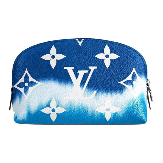 LOUIS VUITTON Cosmetic Pouch Lv Escale Bleu