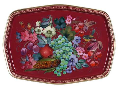 Zhostovo metal tray A18D180526134