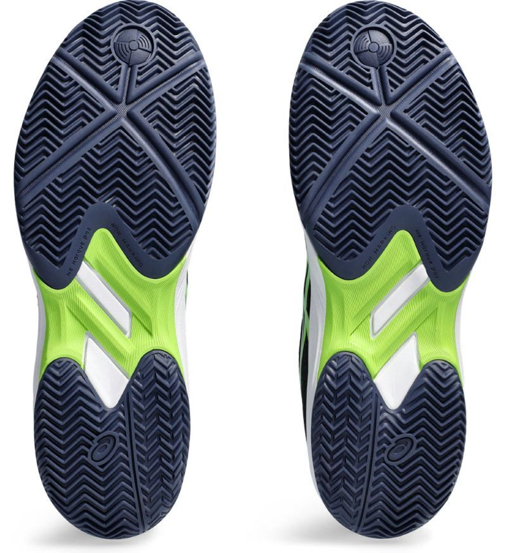 Мужские кроссовки для Падел Asics Gel-Game 9 Padel - black/electric lime