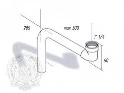 Отвод для сифона,  Migliore Ricambi  ML.RIC-10.118