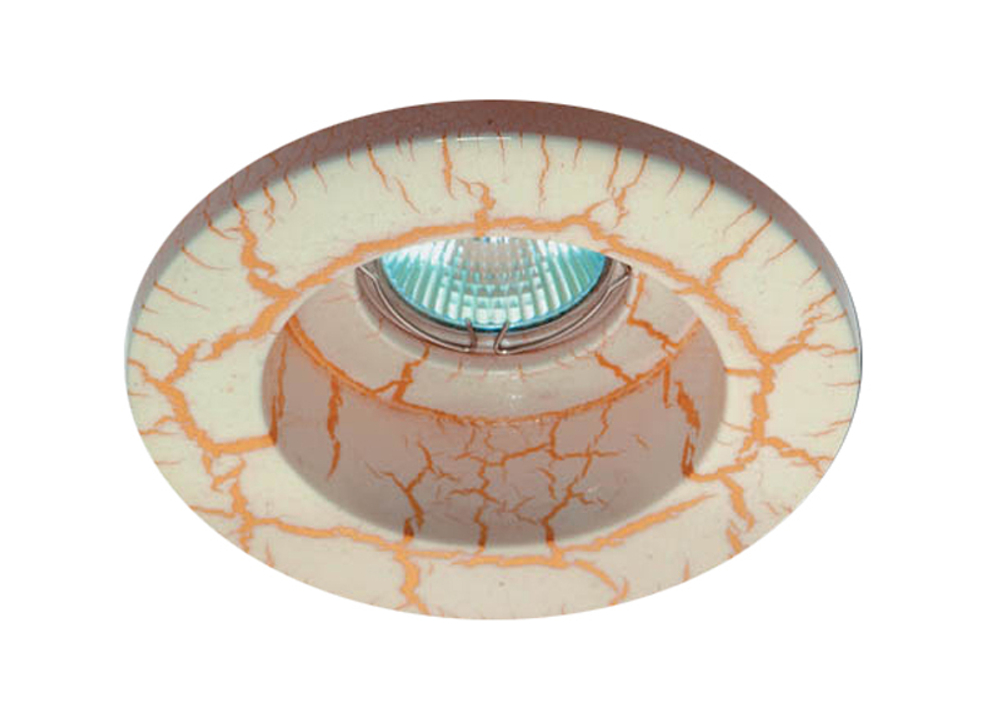 Светильник встраиваемый гипсовый  под сменную лампу