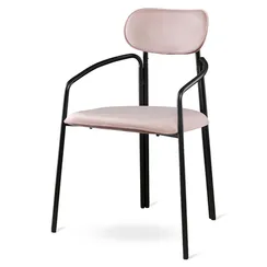 Стул Ror, Round, розовый велюр