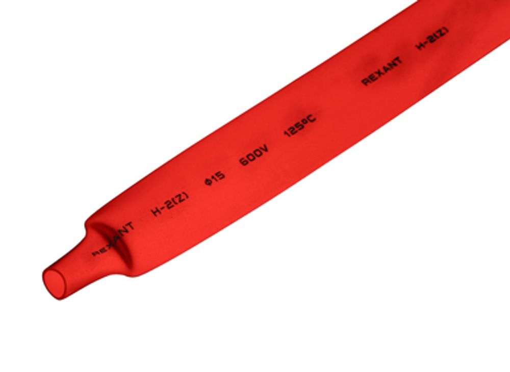 Трубка термоусаживаемая ТУТ 18,0/9,0мм, красная, упаковка 50 шт. по 1м, PROconnect