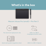 Графический планшет Wacom Intuos Pro Creative Pen Tablet Small (2025)